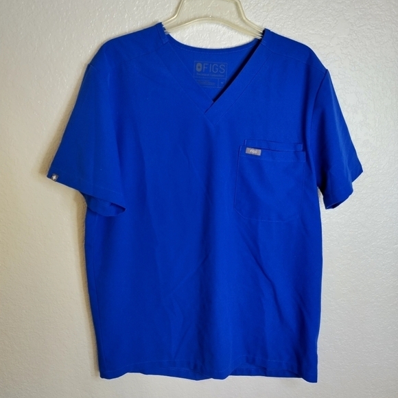Figs Chisec Three-Pocket Scrub Top sz M - Picture 1 of 7